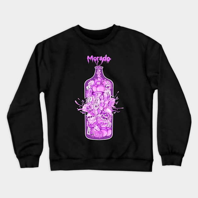 Morado balvin Crewneck Sweatshirt by Mactivo